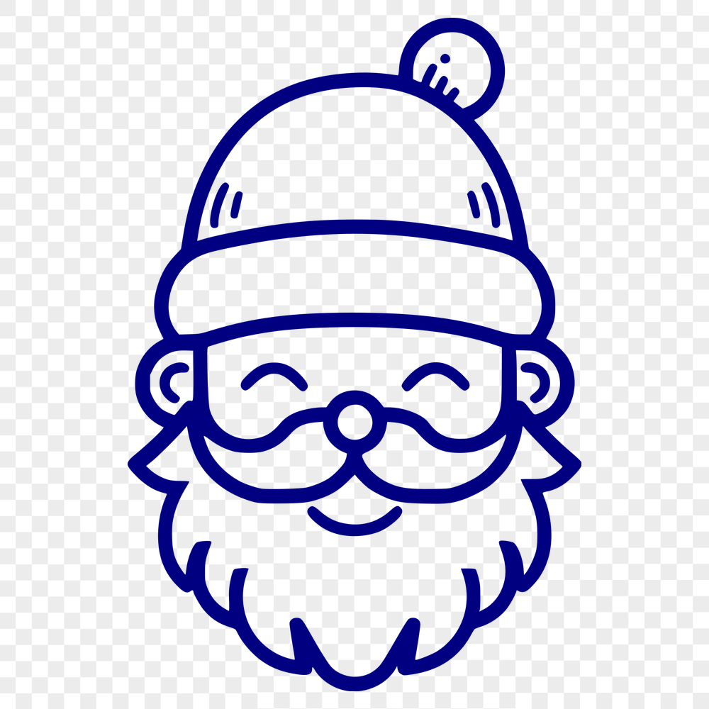 Unique Santa Claus Decal