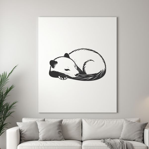 Free SVG Ferret Design Simple ferret silhouette for personal or commercial use