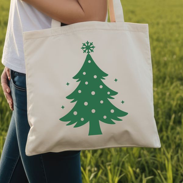 A simple vector graphic representation of a classic Christmas tree, suitable for digital design and craft projects.