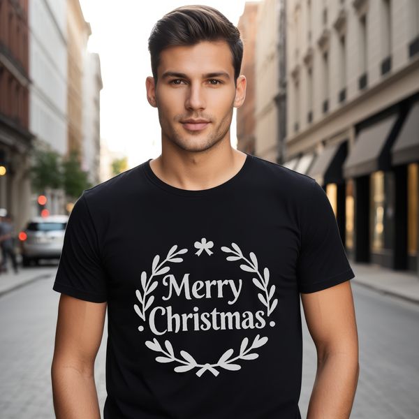 Christmas phrase in vector font, perfect for cutting machines and laser engraving.