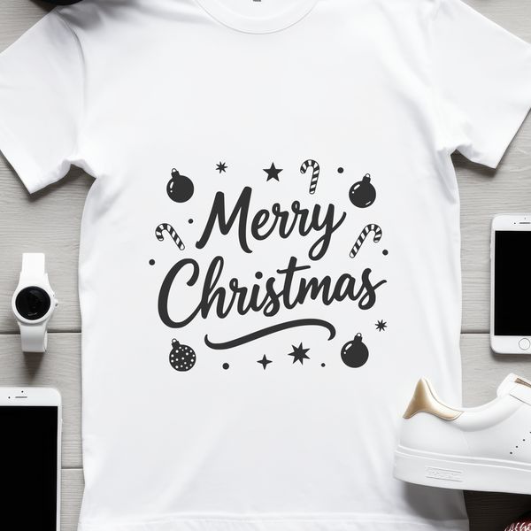 Christmas quotes vector art illustration for commercial or personal use.