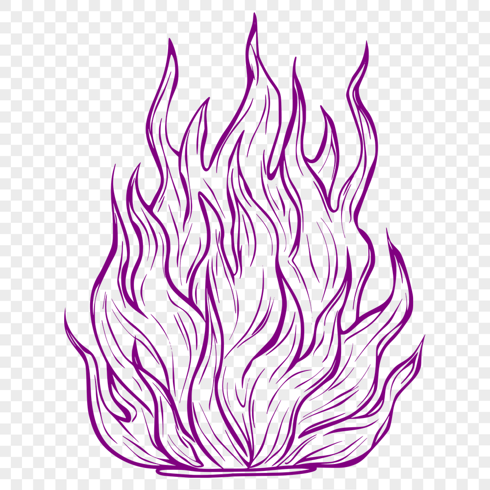 Beautiful Flames Clip Art