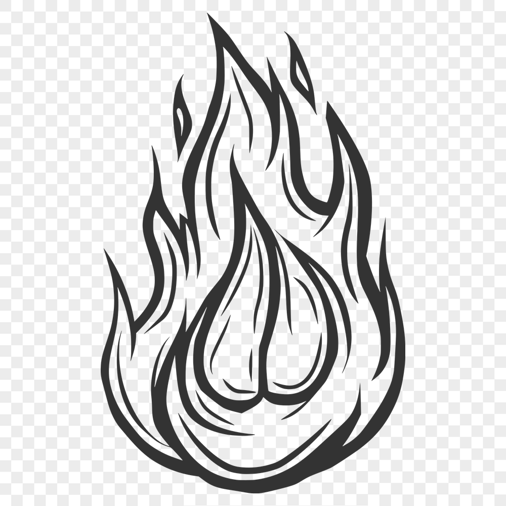 Free Artistic Flames Vector Image