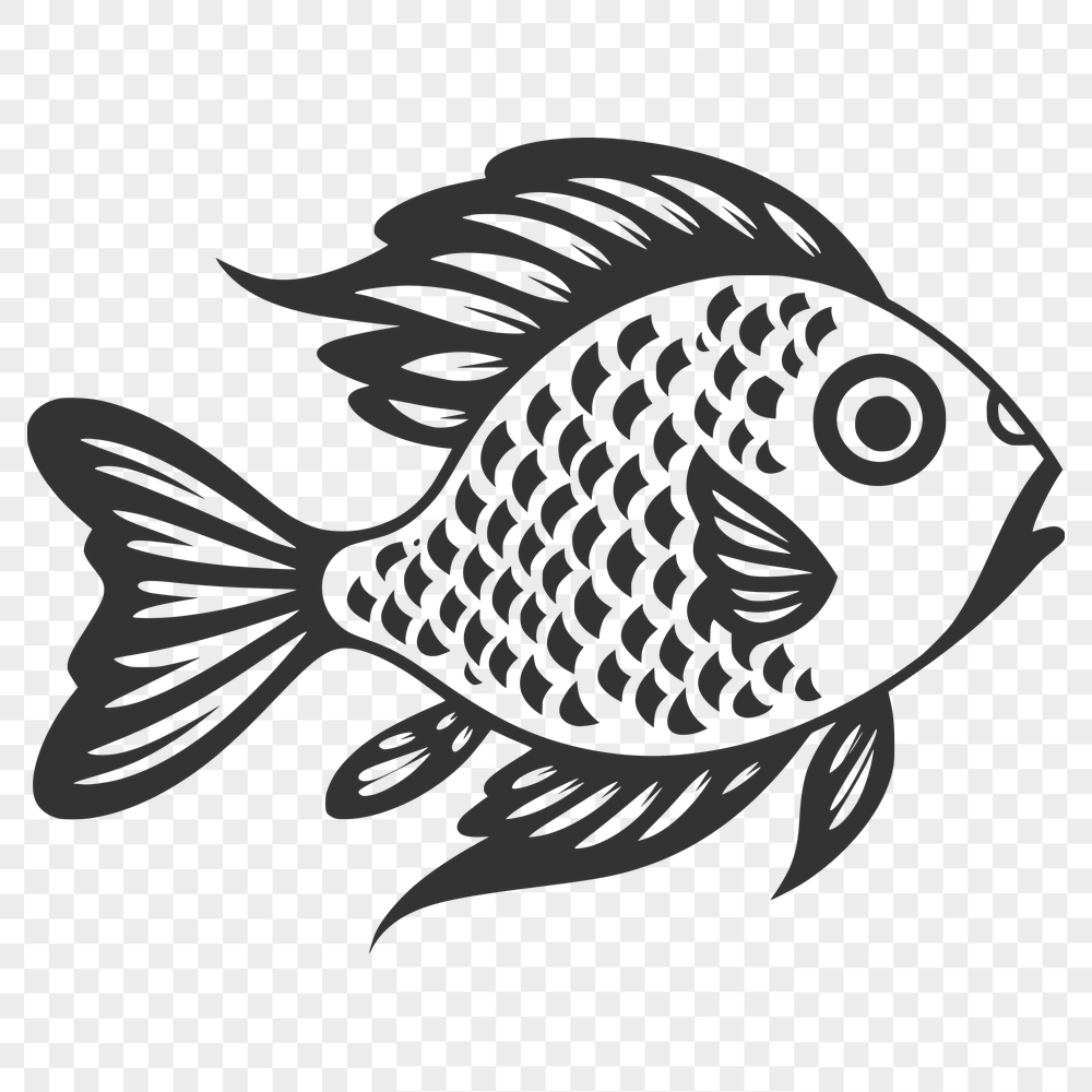 Unique Fish Vector Illustration