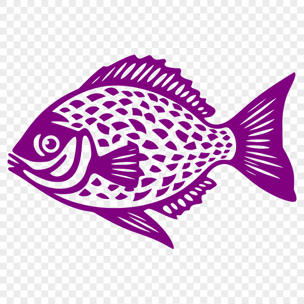 Unique Fish SVG