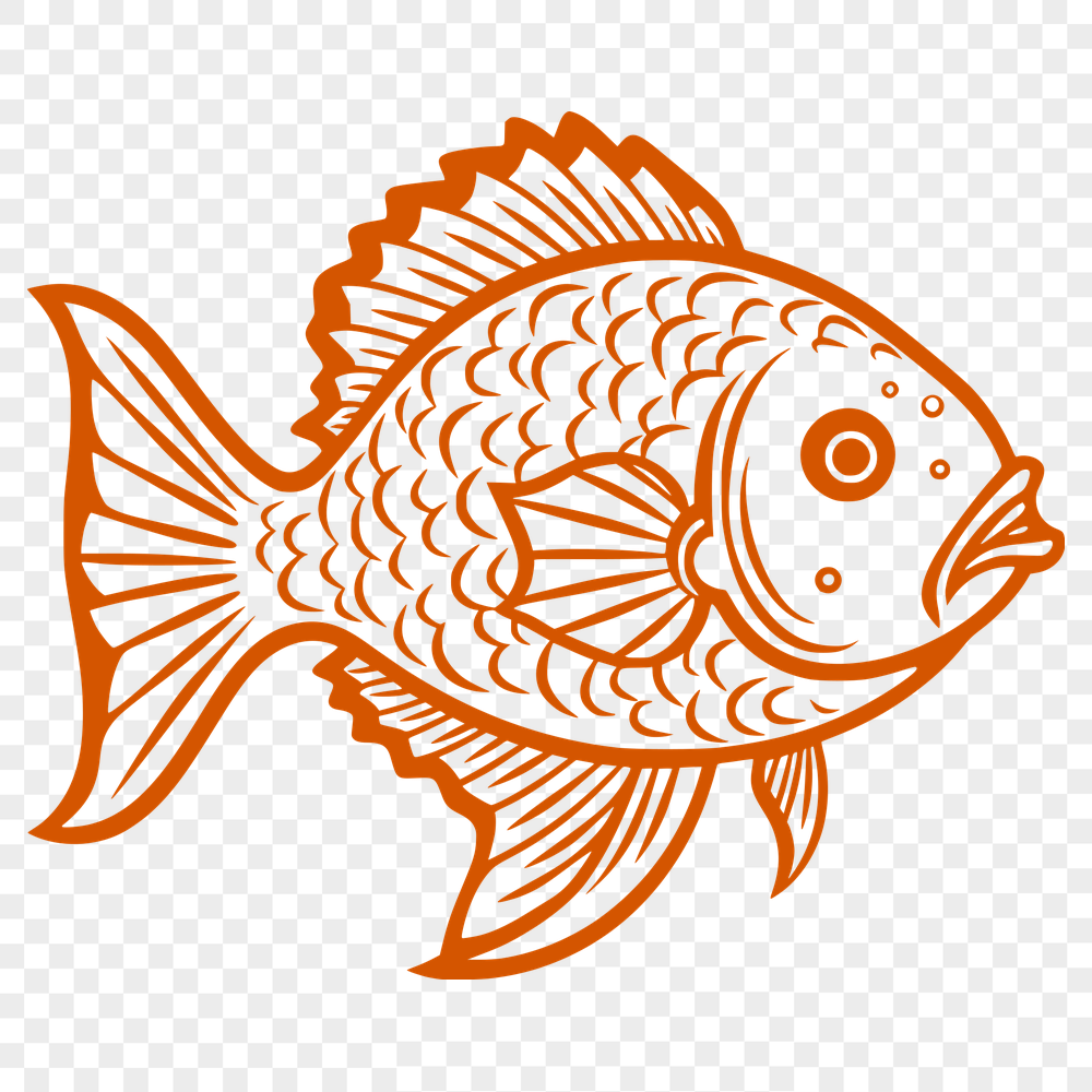 Free Artistic Fish Illustration