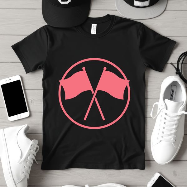 A digital representation of a national flag icon in vector format.