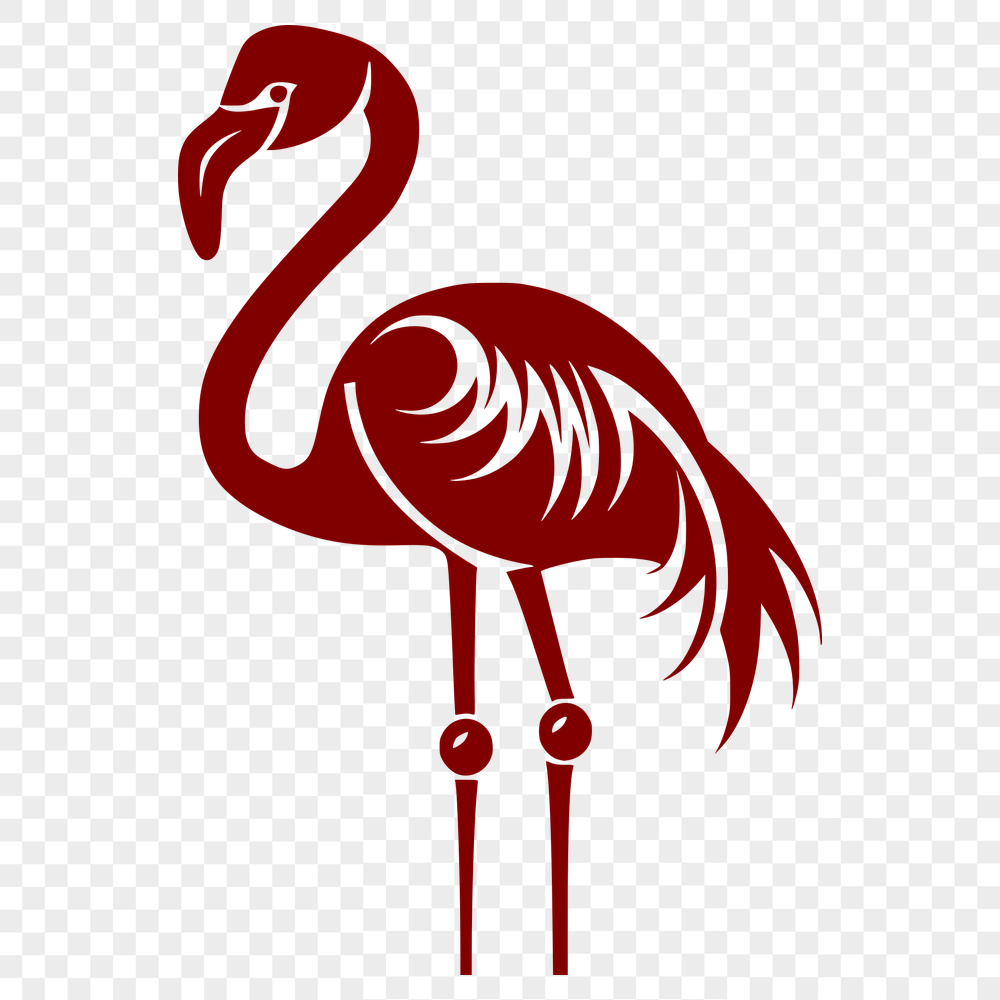 Unique Flamingo Vector Illustration