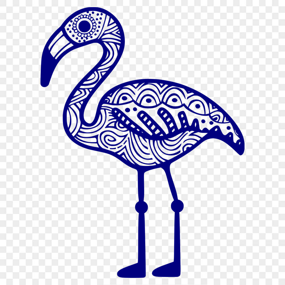 Flamingo SVG, PNG, PDF And DXF Files