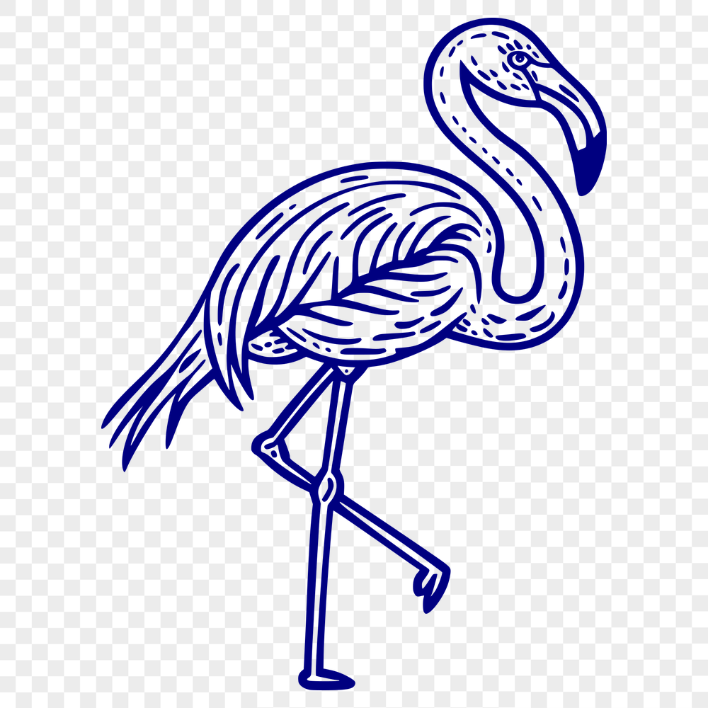 Free Unique Flamingo Digital Art