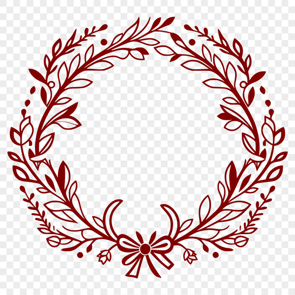 Colorful Floral Garland A circular arrangement of flowers in various colors and styles, suitable for vector design projects.