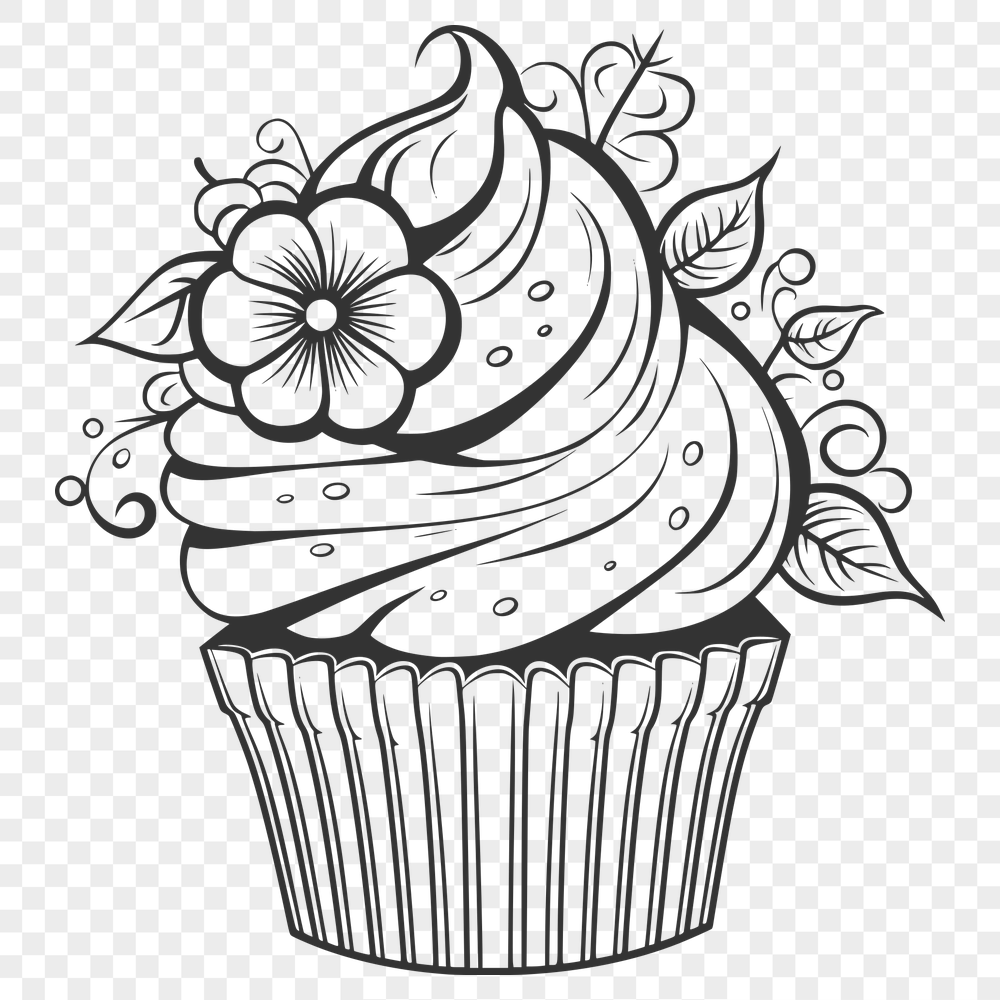 Free Cupcake Vector Image