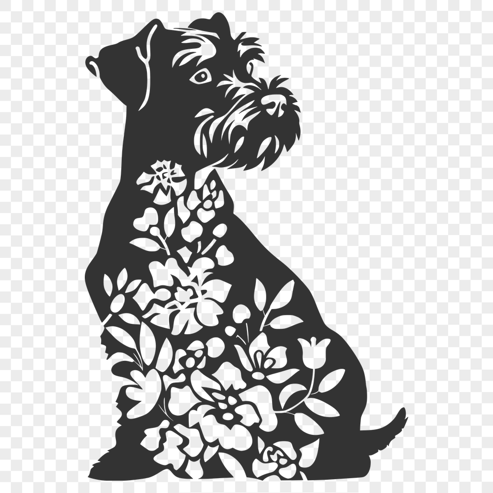 Artistic Miniature Schnauzer - For Laser Project