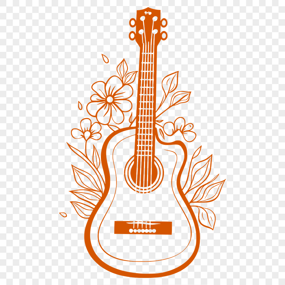 Free Stunning Guitar Clipart