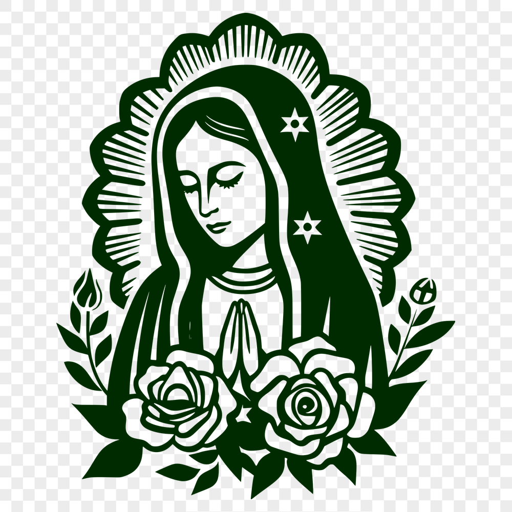 Unique Our Lady Of Guadalupe  - For Laser Project