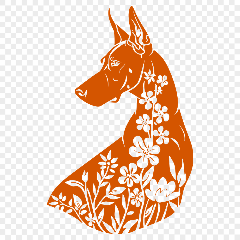 Free Unique Great Dane Illustration