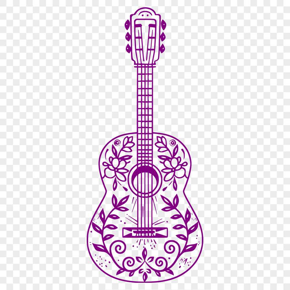 Unique Guitar Clip Art