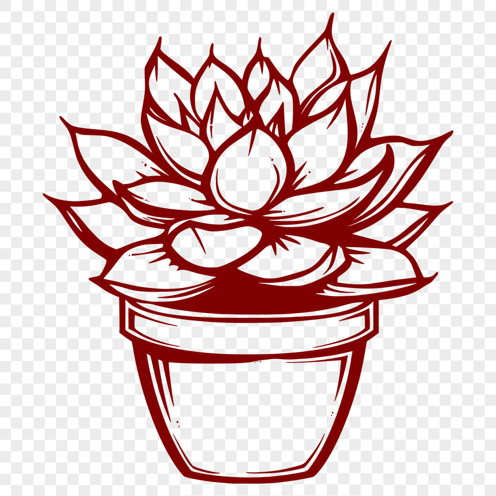 Floral Plant Vector Illustration