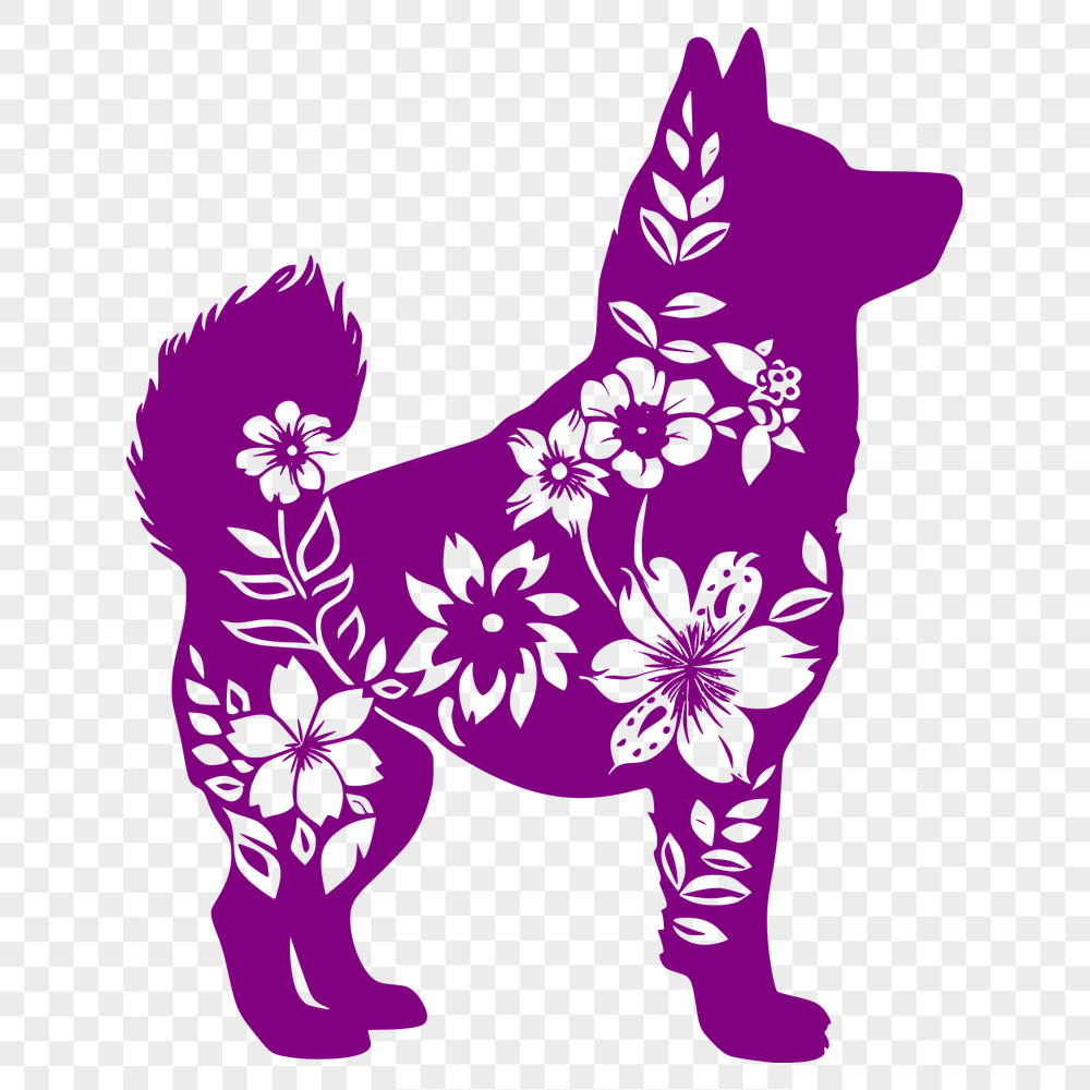 Standing Shiba Inu SVG