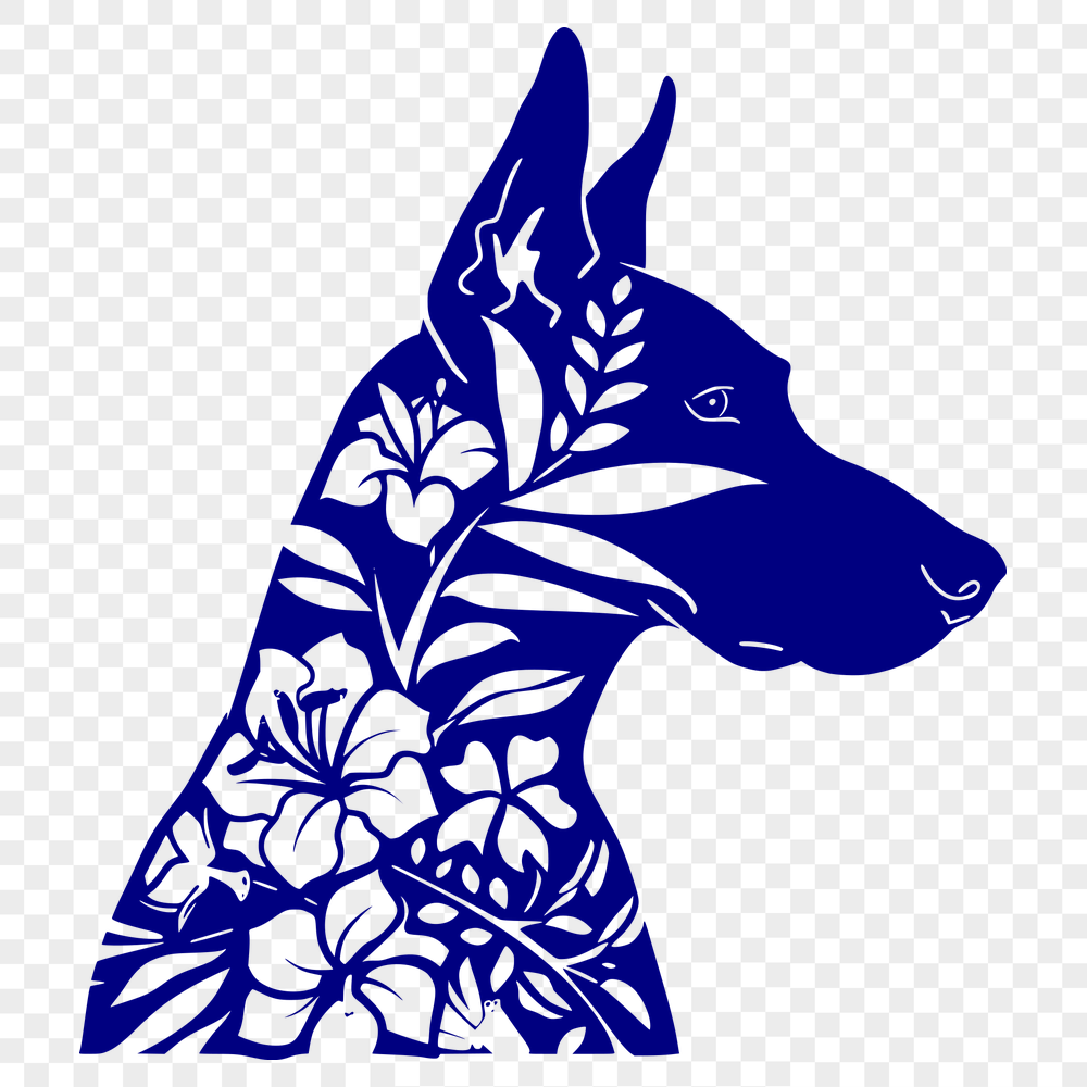 Ornate Doberman Pinscher - For Sublimation Project