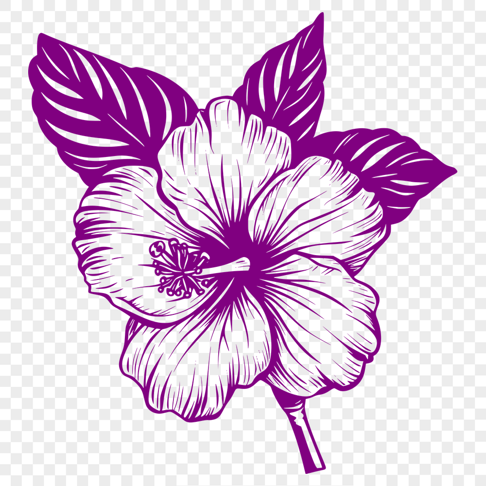 Floral Laser Template