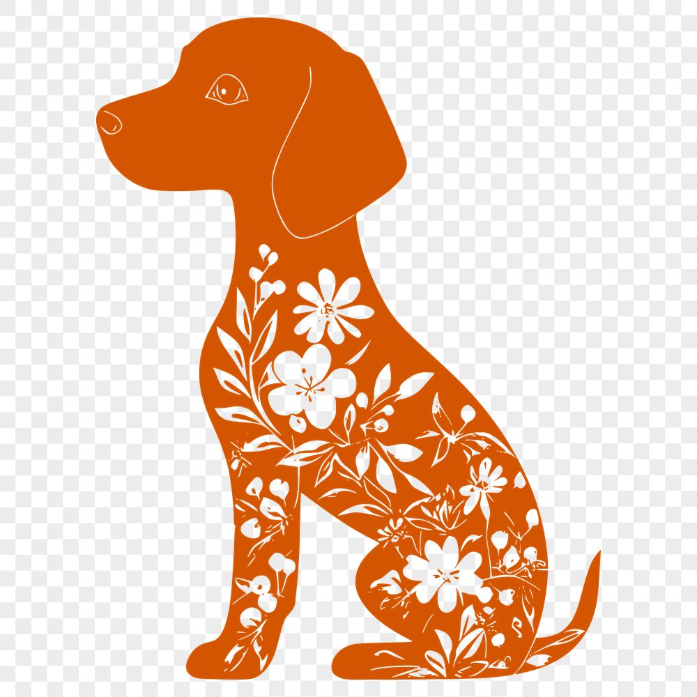 Artistic Dog In DXF - Free Digital Download