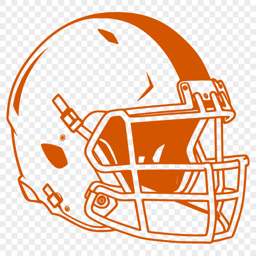 A vector design representing an American football, suitable for digital use.