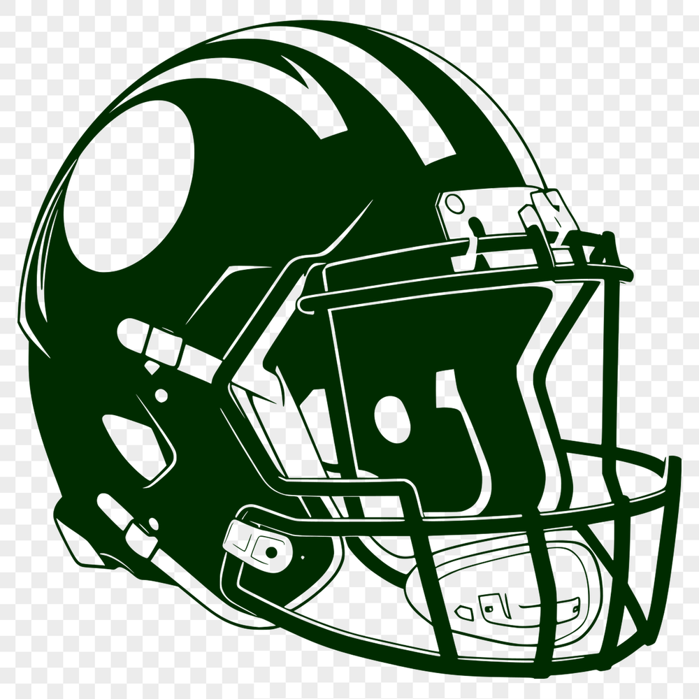 Vector Football Design A detailed vector illustration of an American football, ideal for customization and printing.