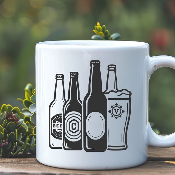 Brewed to Perfection Illustrative representation of a beer in a glass.