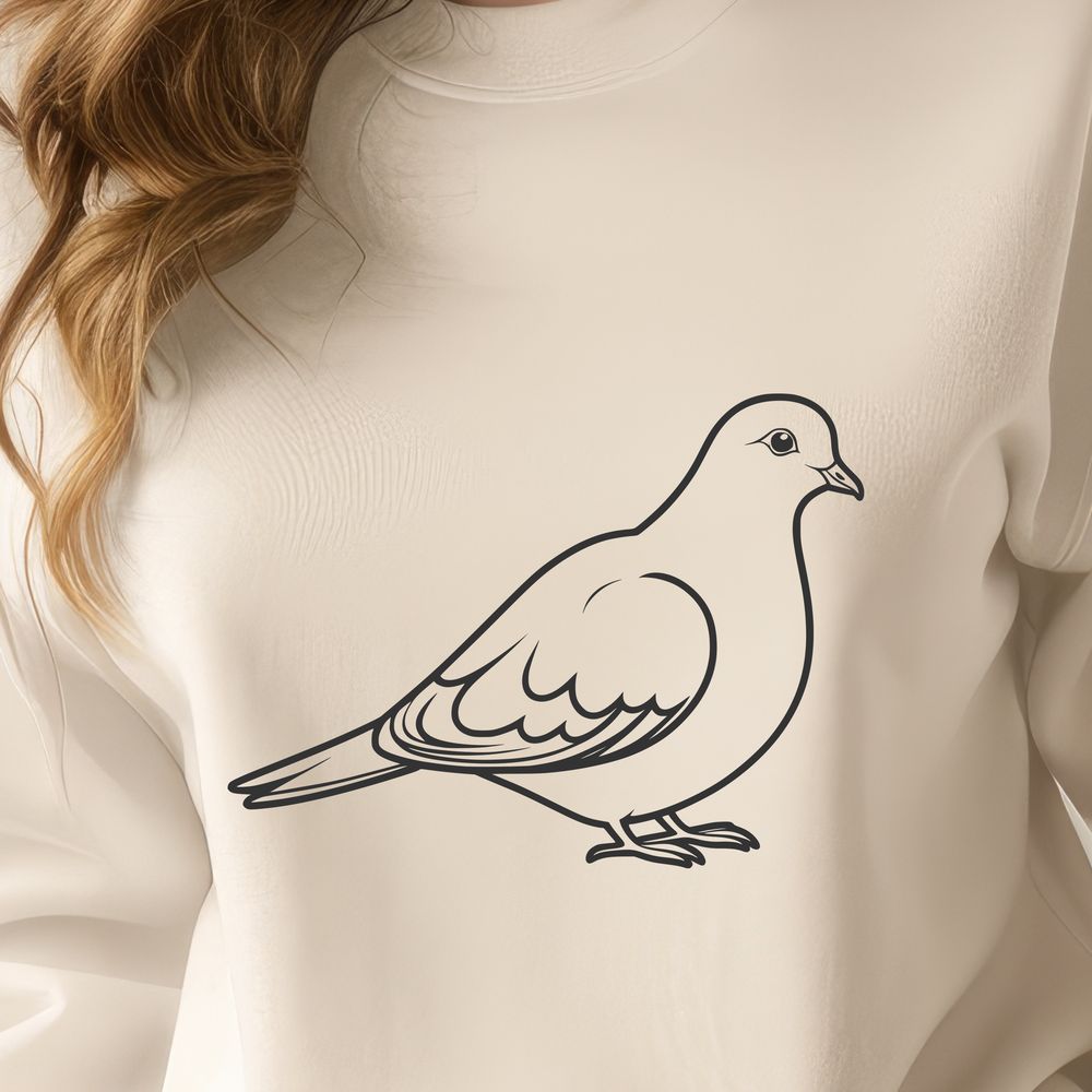 Bird Icon Design Free Download A white dove with spread wings perched on a branch.