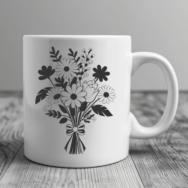 Colorful Flower Collection A bouquet of colorful flowers in a variety of shapes and sizes.