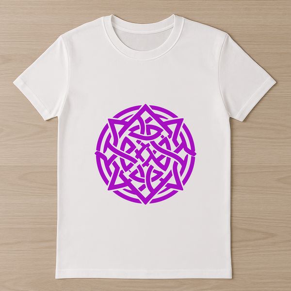 Detailed Celtic ornate shape for vector designs and cutting machine projects.