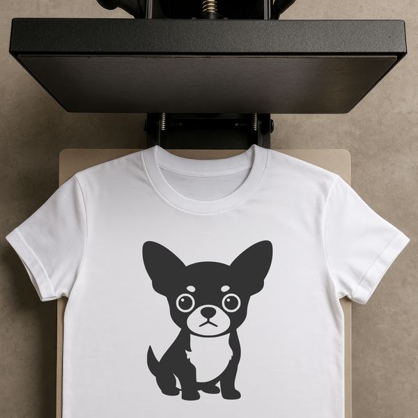 A small breed dog in vector format.