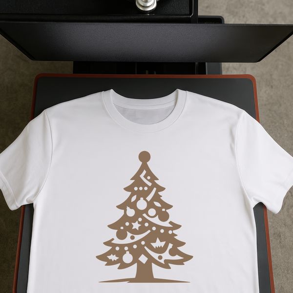 A classic Christmas tree silhouette designed with precision for commercial and personal use.