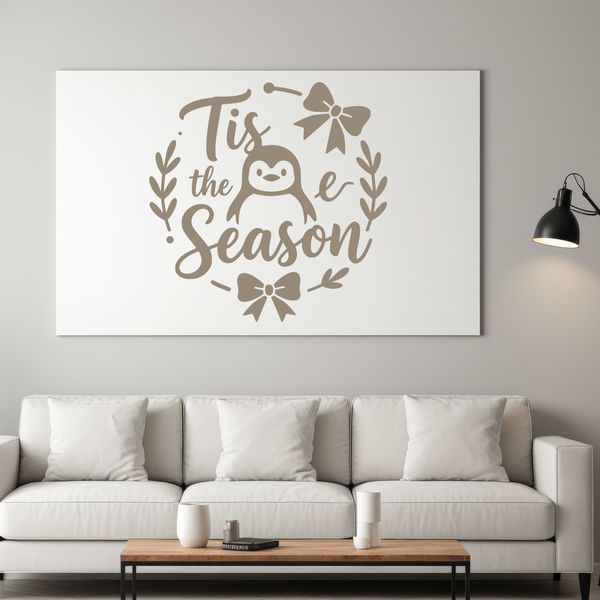 Decorative Christmas phrase illustrations with inspirational quotes in a festive theme.