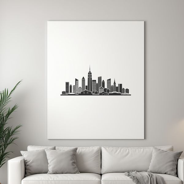 Beautiful Cityscape Vector Illustration An iconic city skyline illustration in vector format.