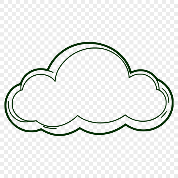 White Puffy Cloud Illustration Vector Graphic A white, puffy cloud illustration created as a vector graphic.