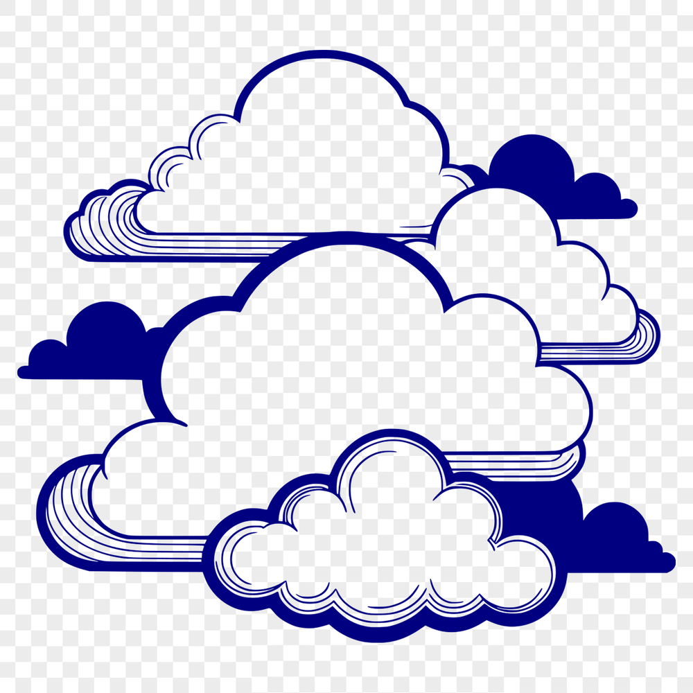 Cloud Icon for Digital Designs Illustrative cloud icon for weather-related designs