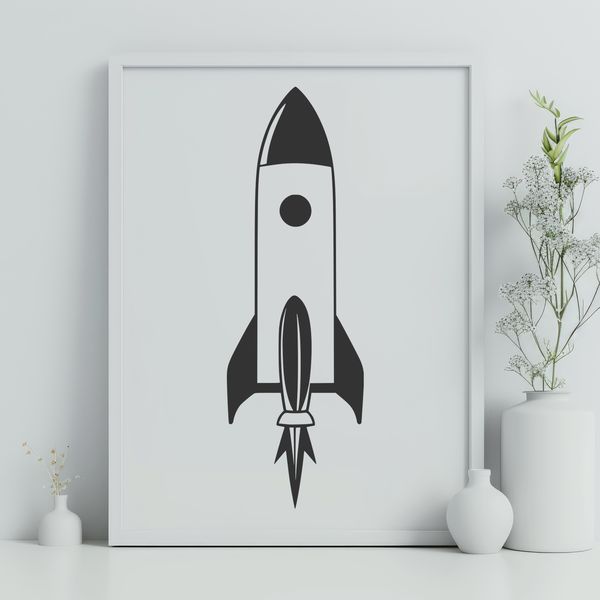 Starlight Vessel Clip Art Free Download A futuristic space vessel flying through a starry galaxy, designed as a scalable vector graphic.