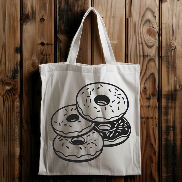 A colorful illustration of a donut, suitable for printing or digital use.
