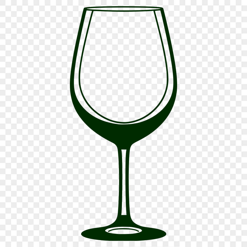 Red wine in a glass on a table A glass filled with red wine on a table setting.