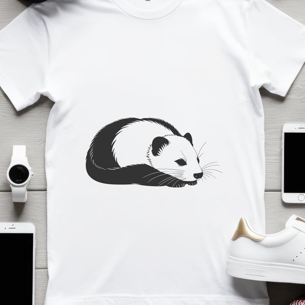 Adorable Ferret Silhouette Vector Ferret animal silhouette vector art for free download in SVG format.