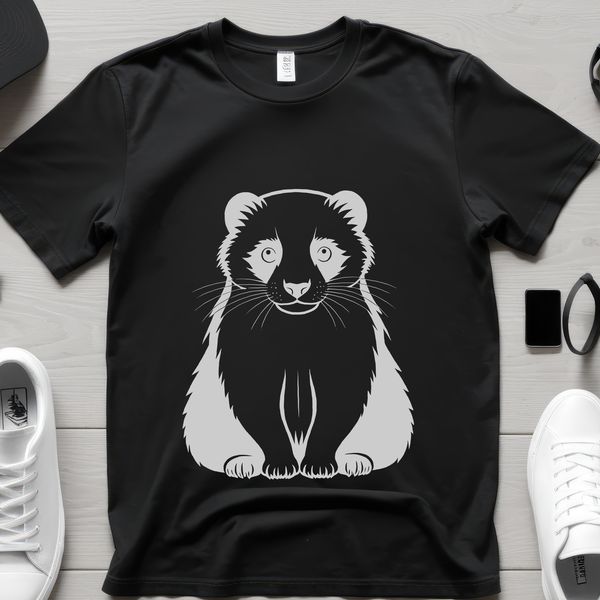 Free SVG Animal Design for Personal Projects Ferret animal illustration in vector format, ideal for commercial or personal projects.