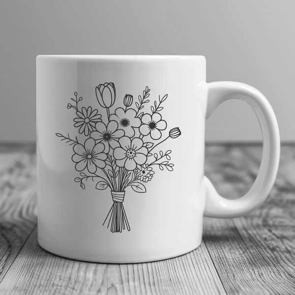 Beautiful Wedding Decorations and Gifts A bouquet of flowers in various colors and styles, ideal for wedding decorations or Mothers Day gifts.