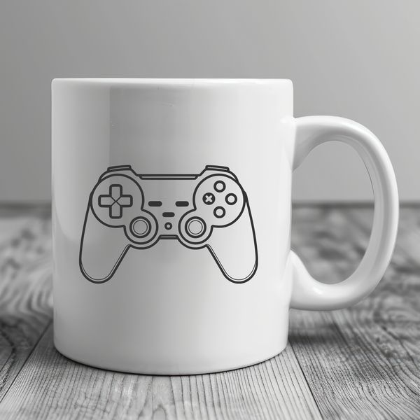 Free Clip Art Game Controller Design A digital game controller with directional pads and buttons, designed as a vector graphic.