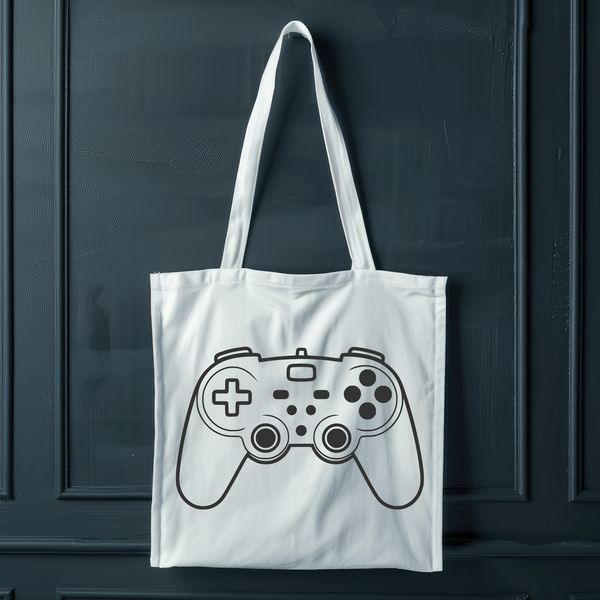 Free Vector Graphic Game Pad Icon A digital game controller with buttons and joysticks, suitable for vector art designs.