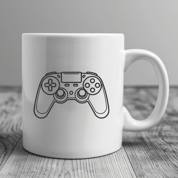Free SVG Clip Art for Gaming Enthusiasts A digital game controller with buttons and sticks, designed as vector art.