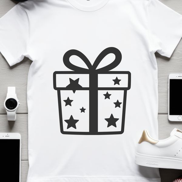 Simple gift box illustration in vector format.