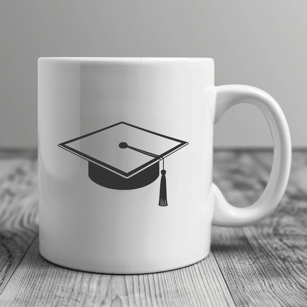 Commemorating Academic Achievements An illustration of a graduation cap, typically worn by students during commencement ceremonies.