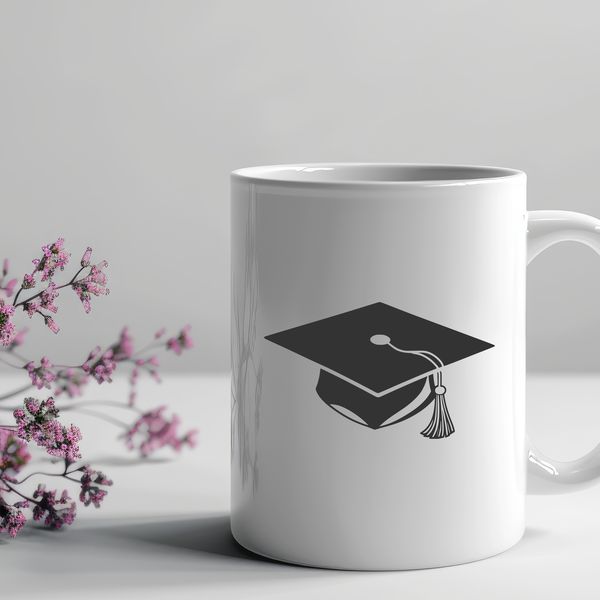 Grad Cap Illustration Vector illustration of a graduation cap, suitable for educational graphics and designs.